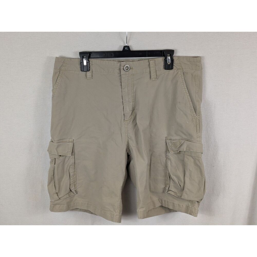 Fox Racing Cargo Shorts Tan/Beige Men's Size 36
